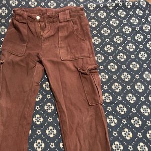 Brown cargo pants